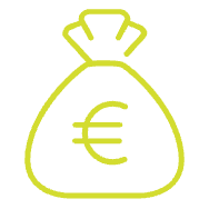 Modernes Symbol für Therapiekosten, Finanzierung und Gesundheitsleistungen mit klarer minimalistischer Gestaltung.